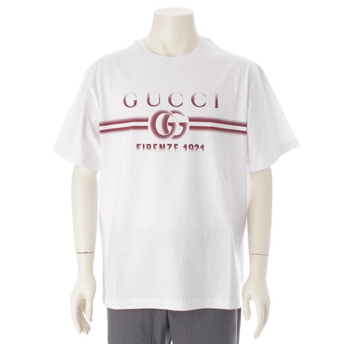 グッチ 25SS GGロゴプリント フィレンツェ1921 クルーネック 半袖T 