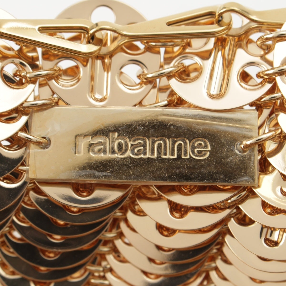 パコラバンヌ paco rabanne 1969 nano ナノ Rロゴ ショルダーバッグ