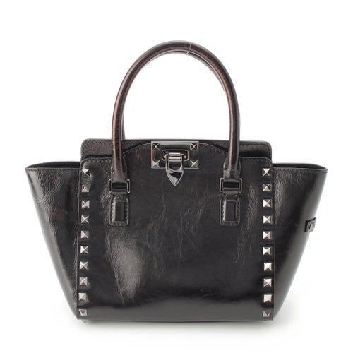 Valentino Garavani Sport ハンドバッグ 黒 クロコ型押し クロコ型押し 