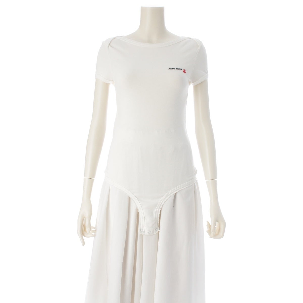 ミュウミュウ 25SS プチバトー PETIT BATEAU ストレッチジャージー