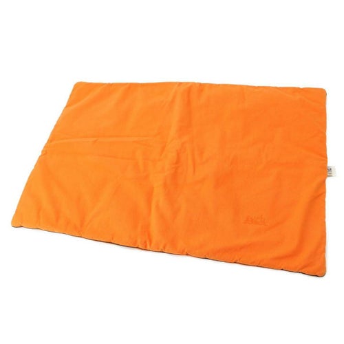 エルメス ミニマット クッション ロング ロゴ刺繍 馬車 オレンジ