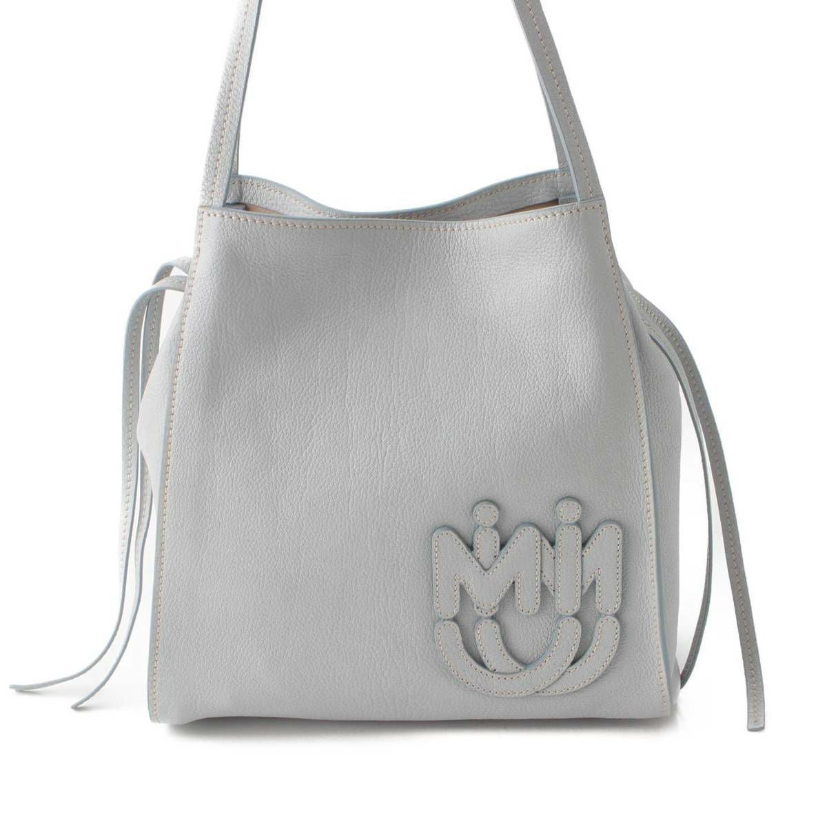 ミュウミュウ Miu Miu MADRAS SOFT マドラス レザー ショルダー トート
