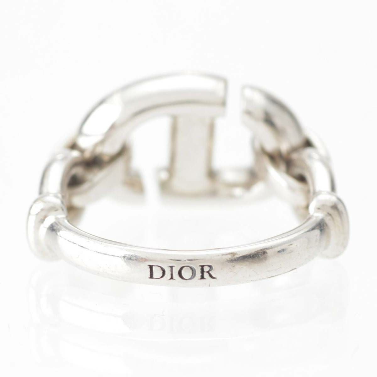 クリスチャンディオール Christian Dior CDロゴ NAVY ネイビー リング