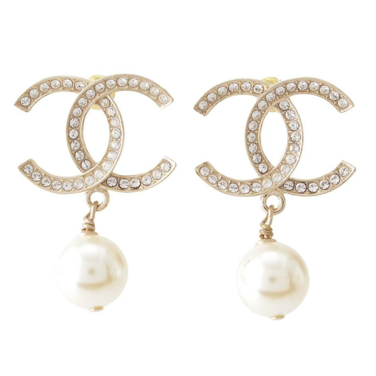 シャネル Chanel B21B ココマーク ラインストーン フェイクパール