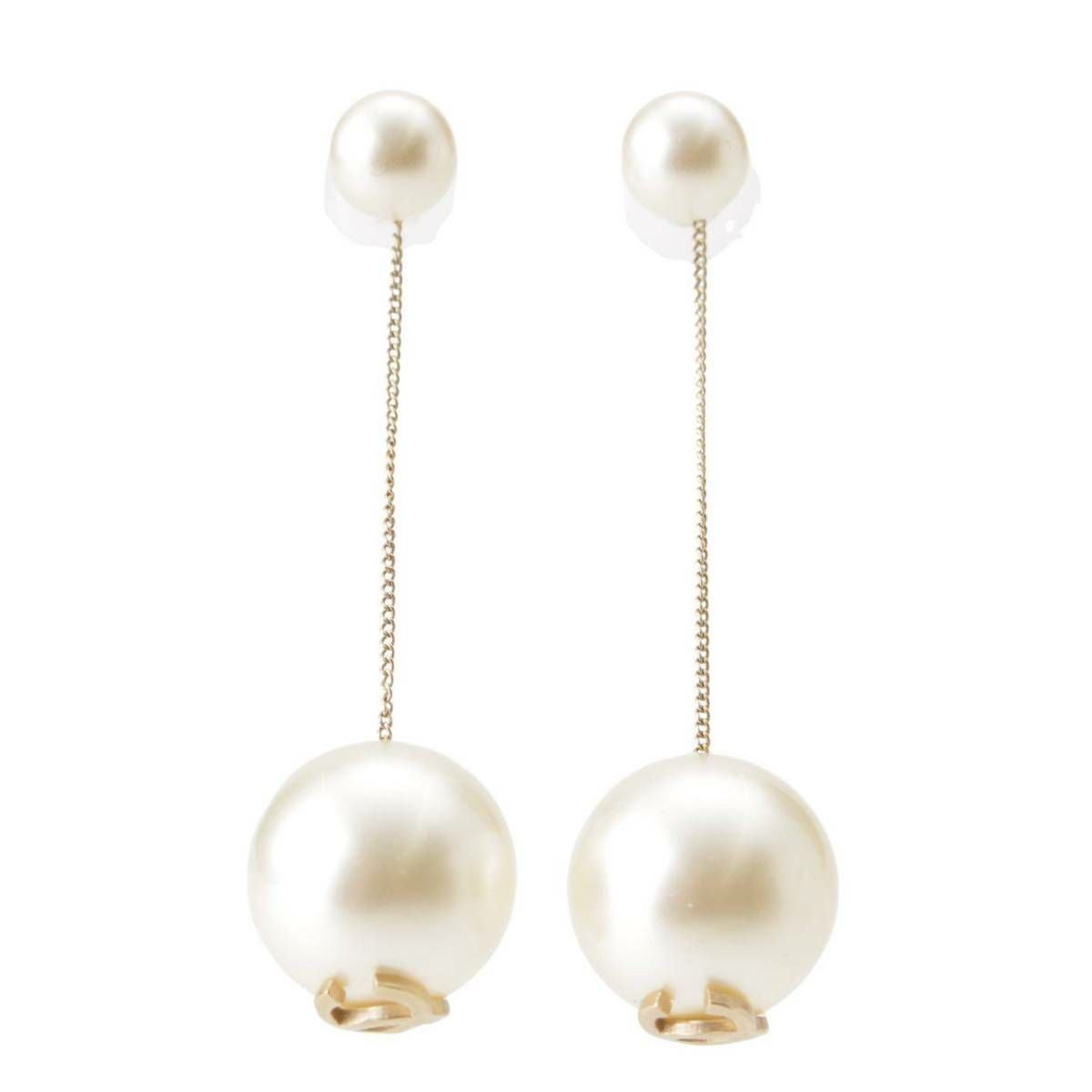 シャネル Chanel ココマーク パール ドロップ ピアス イヤリング