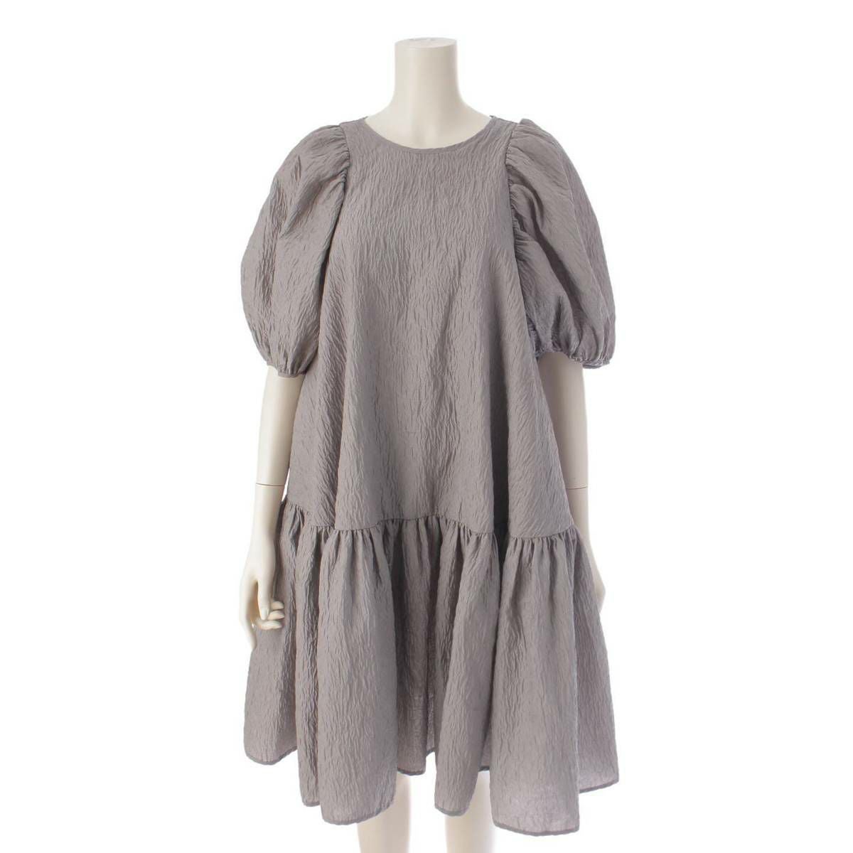 セシリーバンセン CecilieBahnsen ALEXA DRESS アレクサ パフスリーブ