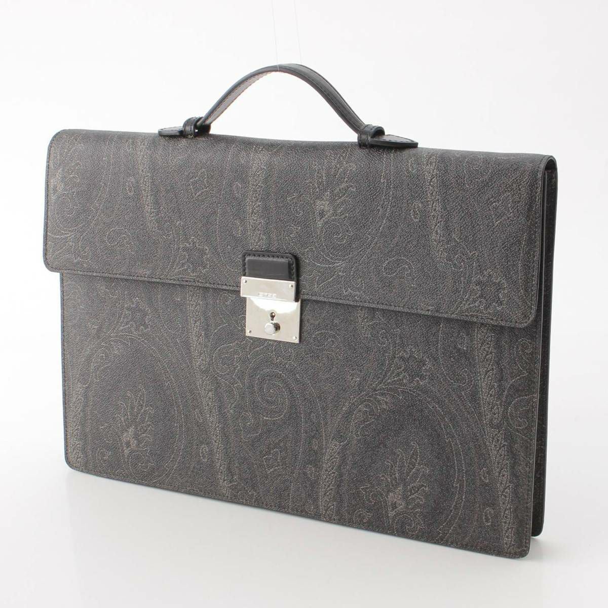 エトロ Etro メンズ ペイズリー柄 ビジネスバッグ ブリーフケース