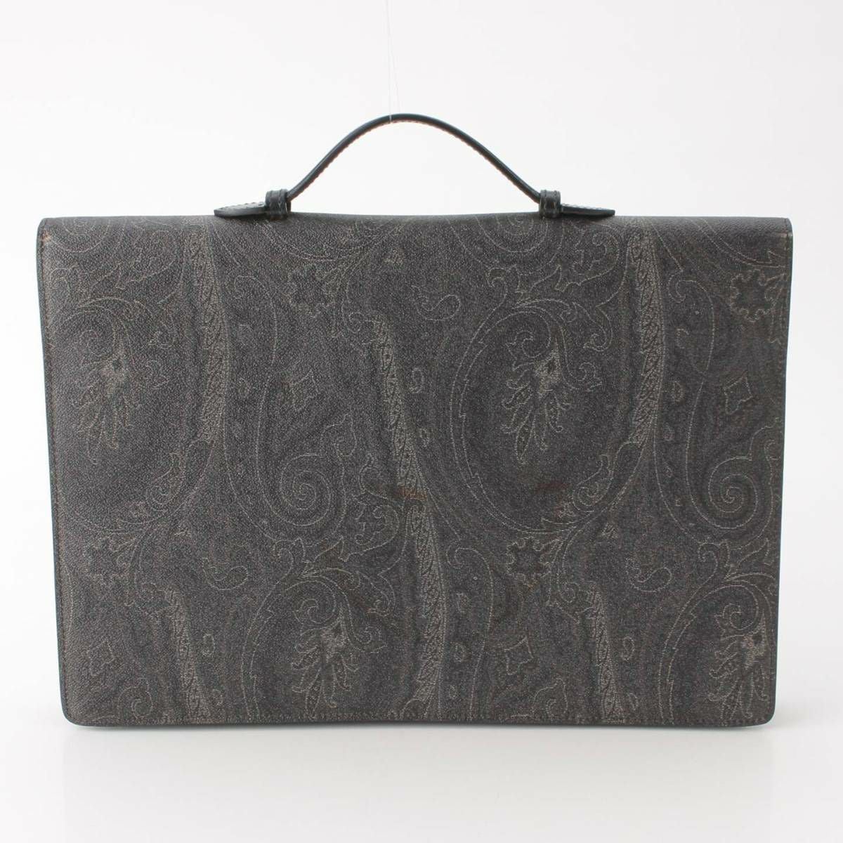 エトロ Etro メンズ ペイズリー柄 ビジネスバッグ ブリーフケース