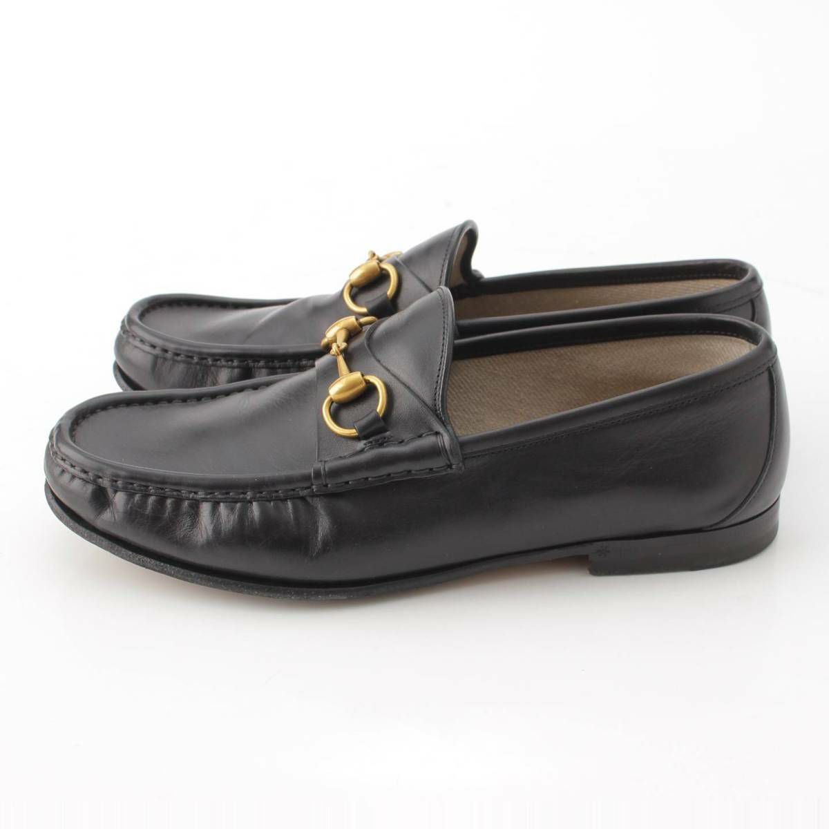 グッチ Gucci メンズ ホースビット レザー モカシン ローファー 307929