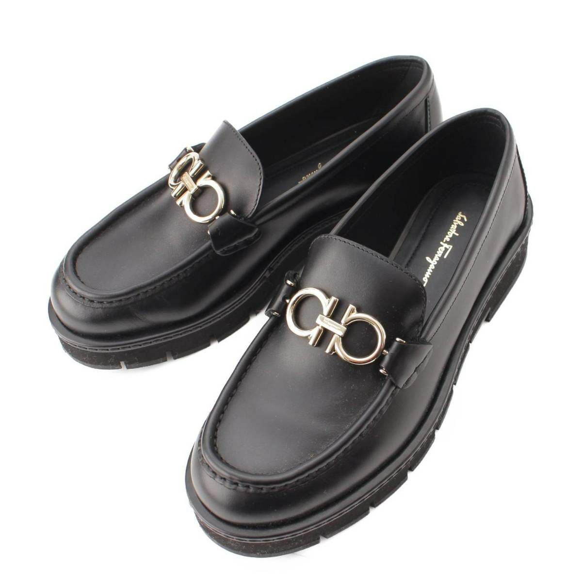 サルバトーレフェラガモ Salvatore Ferragamo ガンチーニ レザー