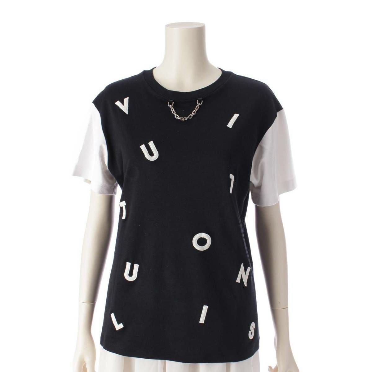 ルイヴィトン Louis Vuitton レターエンブロイダリー チェーン 半袖