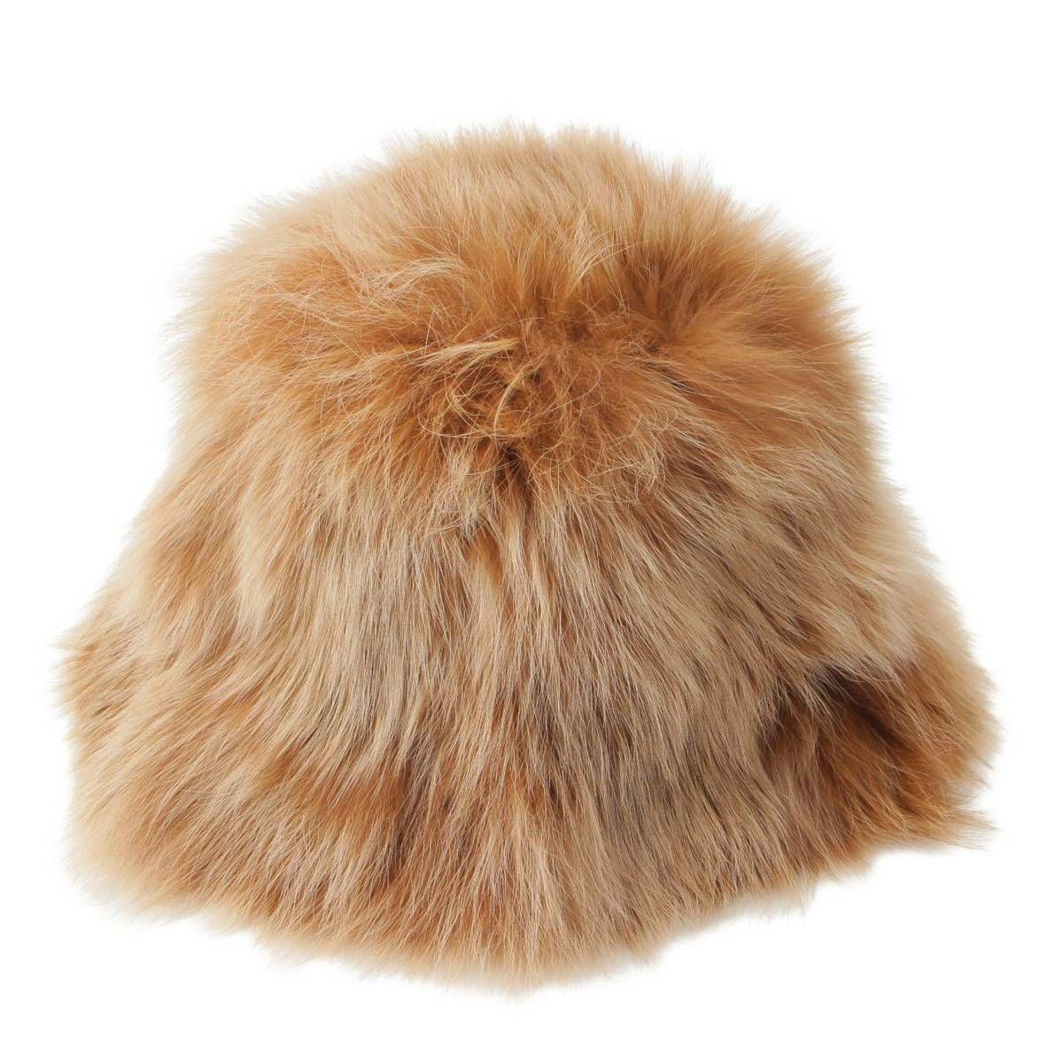 フェンディ Fendi フォックスファー ズッカ リバーシブル バケット