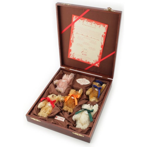 シュタイフ 1994-1998 Japan Baby Bear Set 日本限定1500体 おもちゃ・玩具 テディベア5体セット Masako Taro Classy Licca Mifuyuマルチカラー