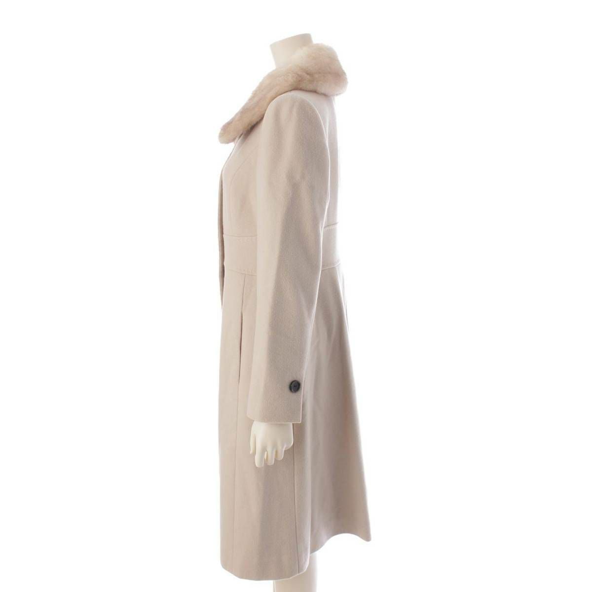 フォクシー Foxey 19年 Conserved ミンクファー付き カシミヤ ロング