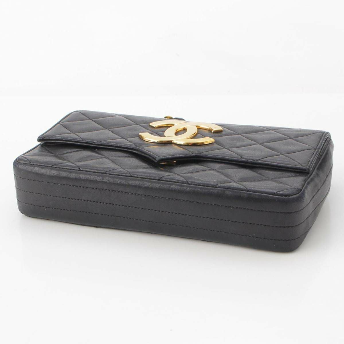 シャネル Chanel デカココマーク マトラッセ ラムスキン チェーン