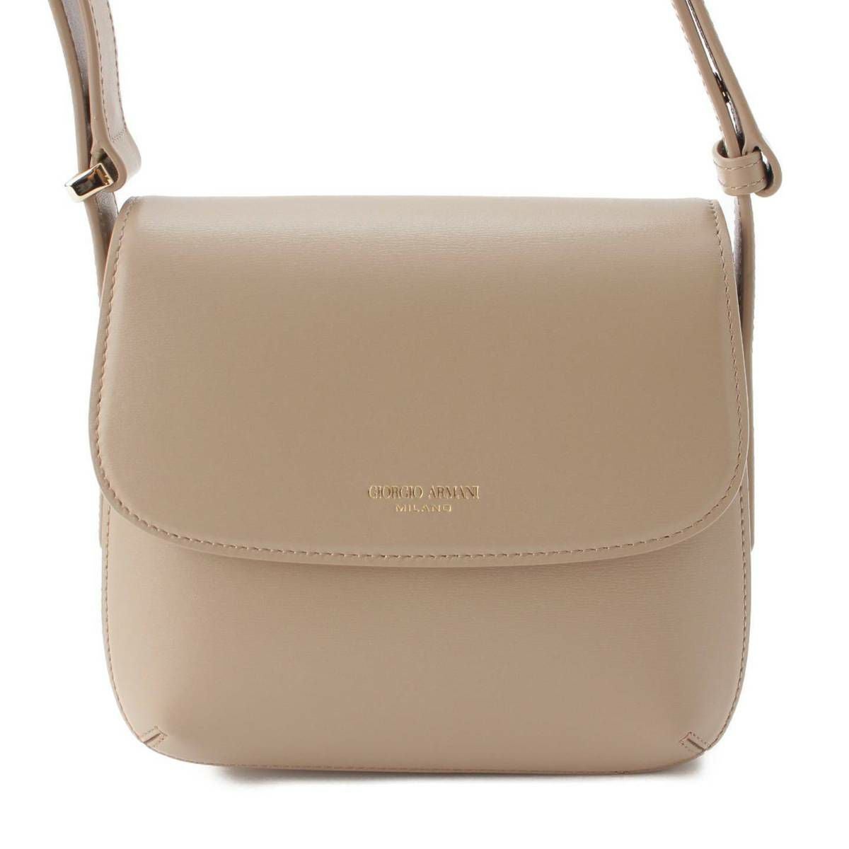 GIORGIO ARMANI レザーショルダーバッグ
