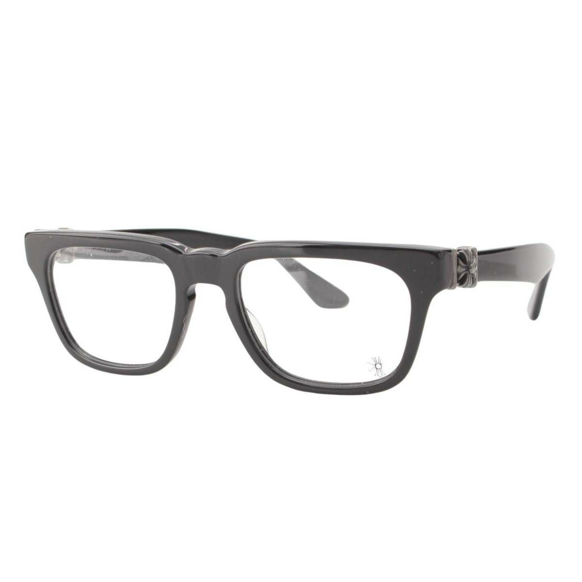 クロムハーツ Chrome Hearts EASY サイドCHプラスフレーム 黒縁メガネ