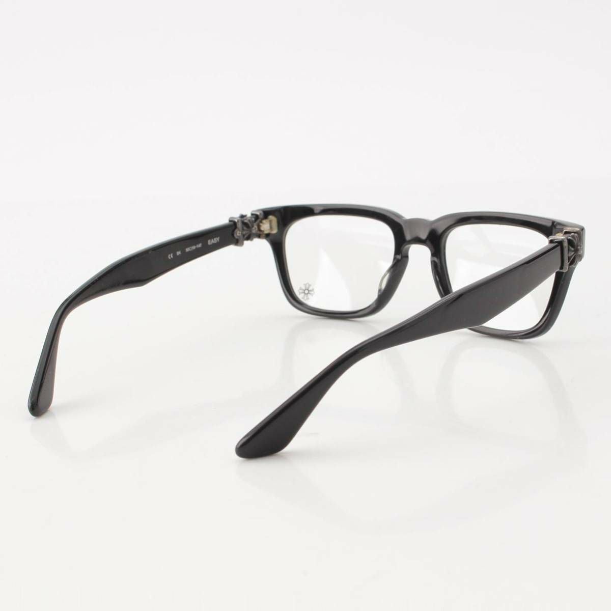 クロムハーツ Chrome Hearts EASY サイドCHプラスフレーム 黒縁メガネ