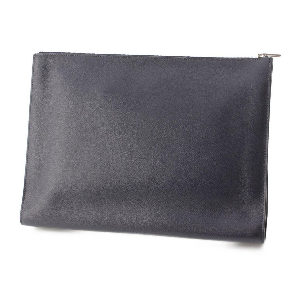 エルメス Hermes ジップアンゴーGM エバカラー クラッチバッグ Y刻