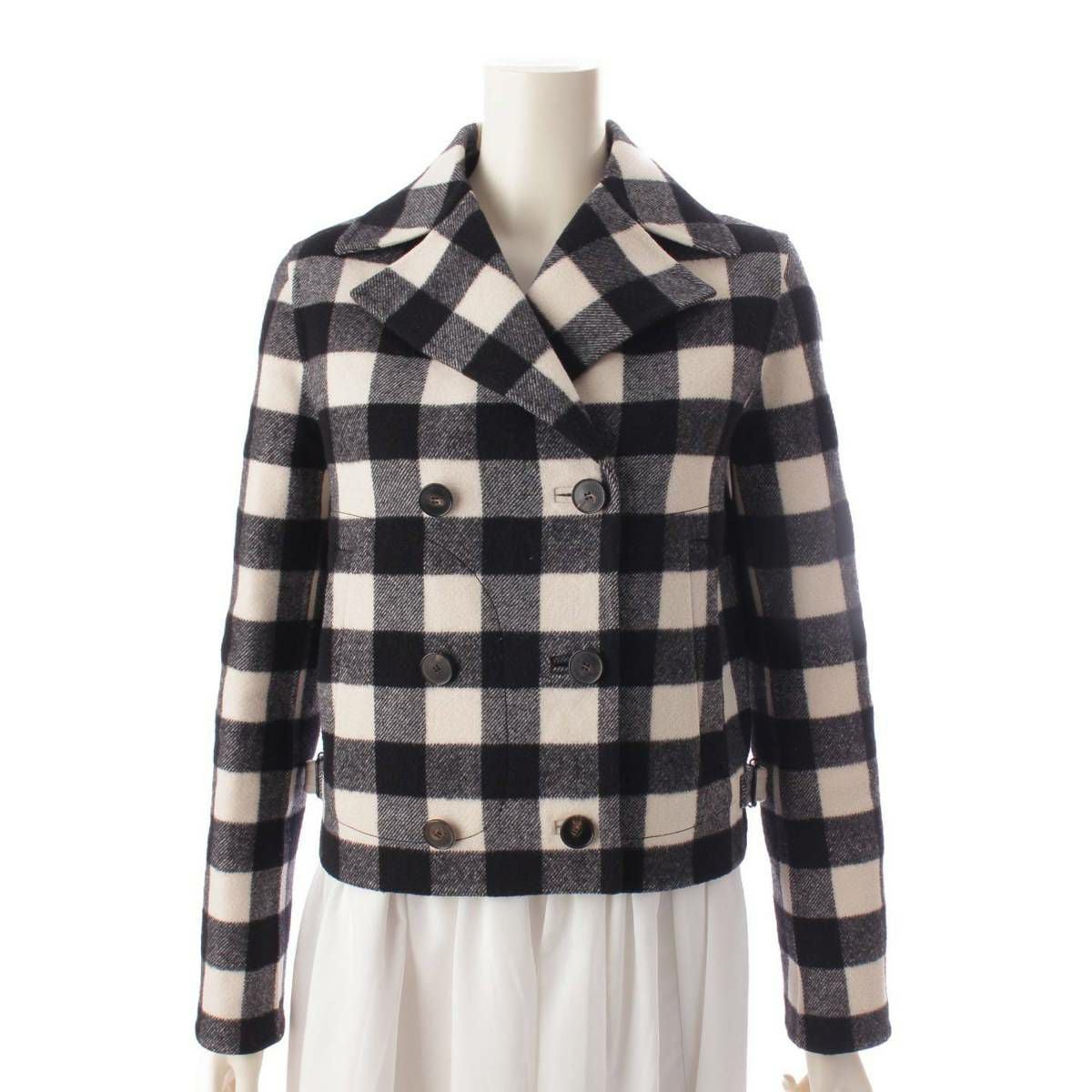 クリスチャンディオール Christian Dior 19AW ウール ギンガムチェック