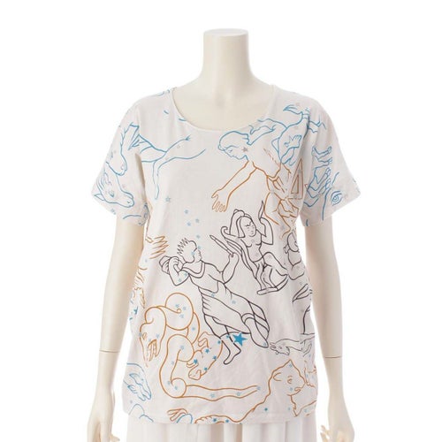 エルメス 星座 コットン 半袖 Tシャツ トップス ホワイト 38