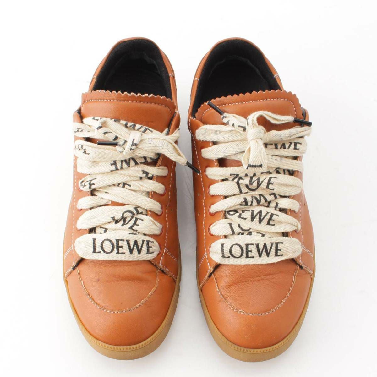 ロエベ Loewe メンズ レザー ロゴ アナグラム ローカット スニーカー