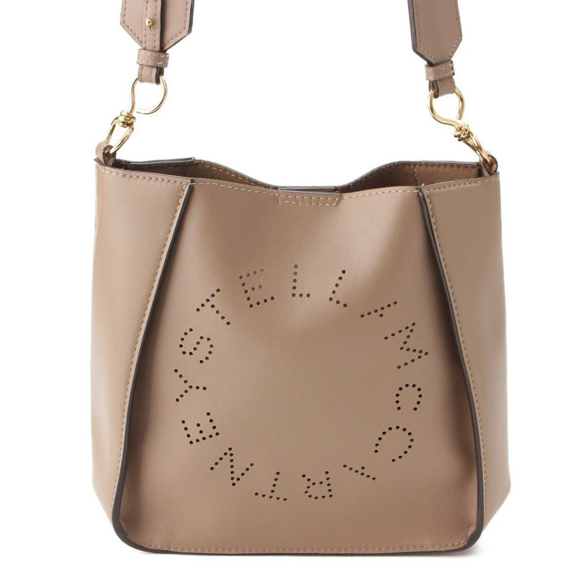 ステラマッカートニー Stella McCartney エコレザー パンチング ロゴ