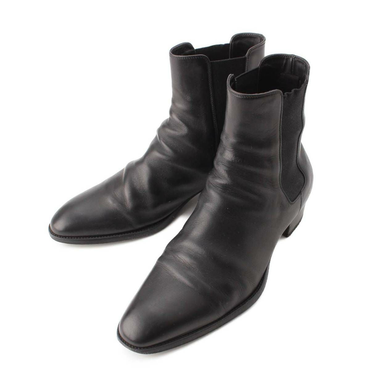 サンローラン SAINT LAURENT メンズ レザー サイドゴア チェルシー