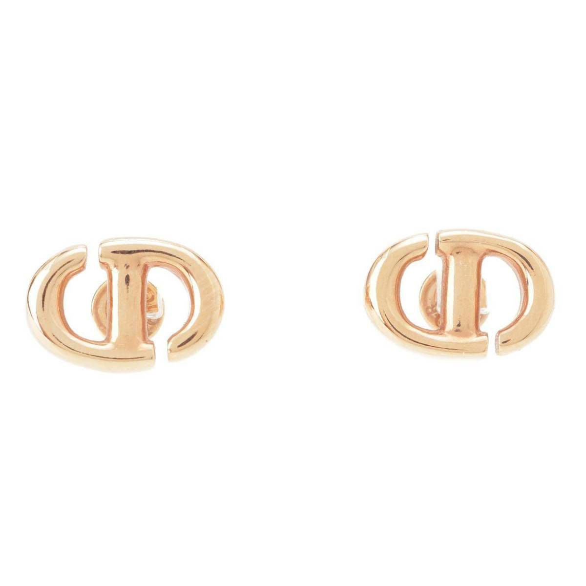 ディオール DIOR Petit CD ロゴ ピアス ピンクゴールド | 中古通販