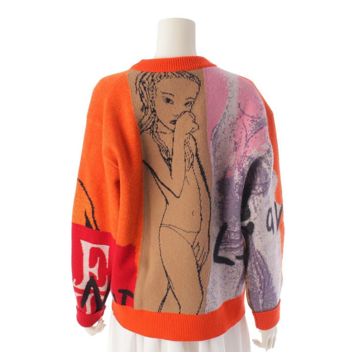 クロエ Chloe カシミヤ混 女性柄 プルオーバー ニット セーター