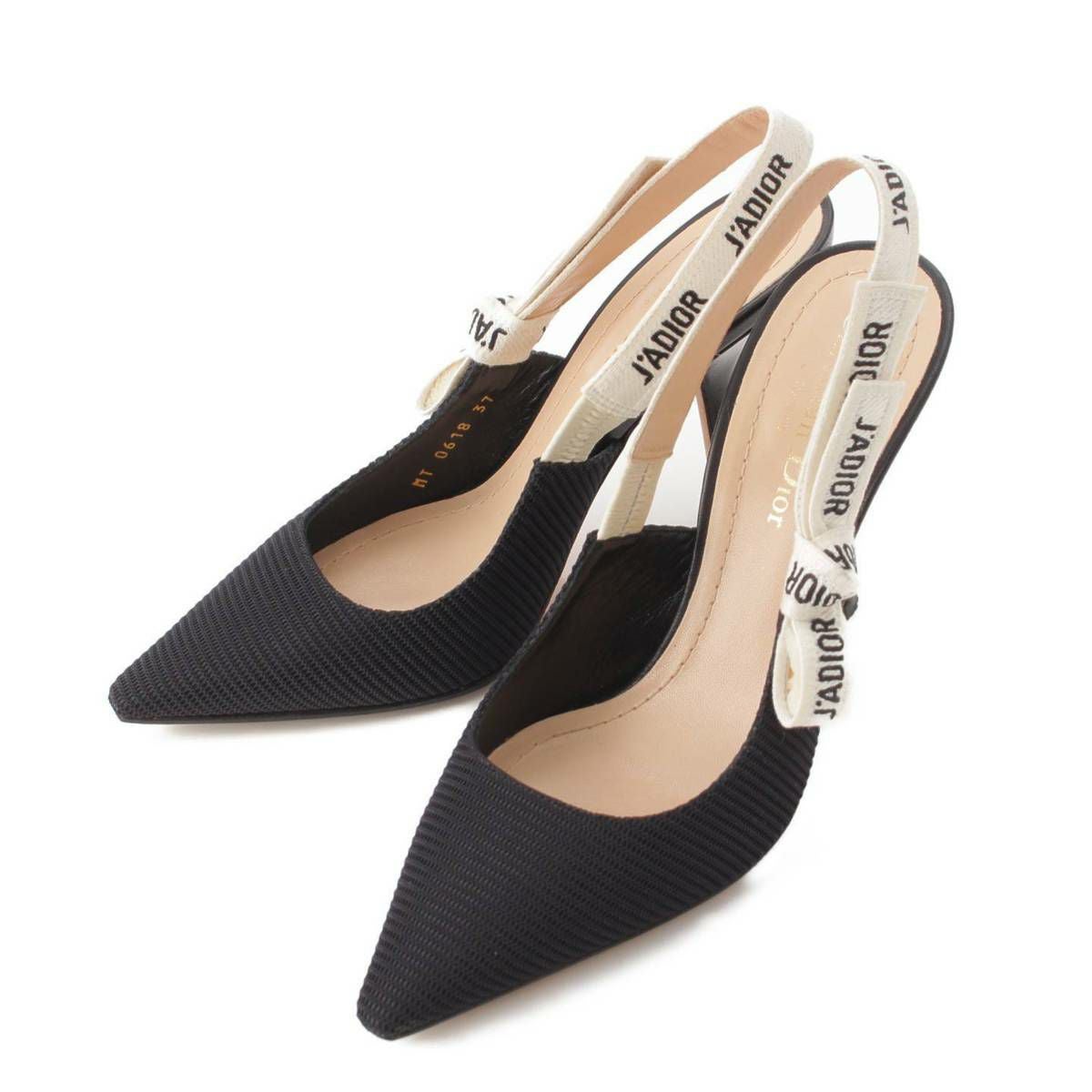 ディオール DIOR J'ADIOR メッシュ スリングバック ヒール パンプス