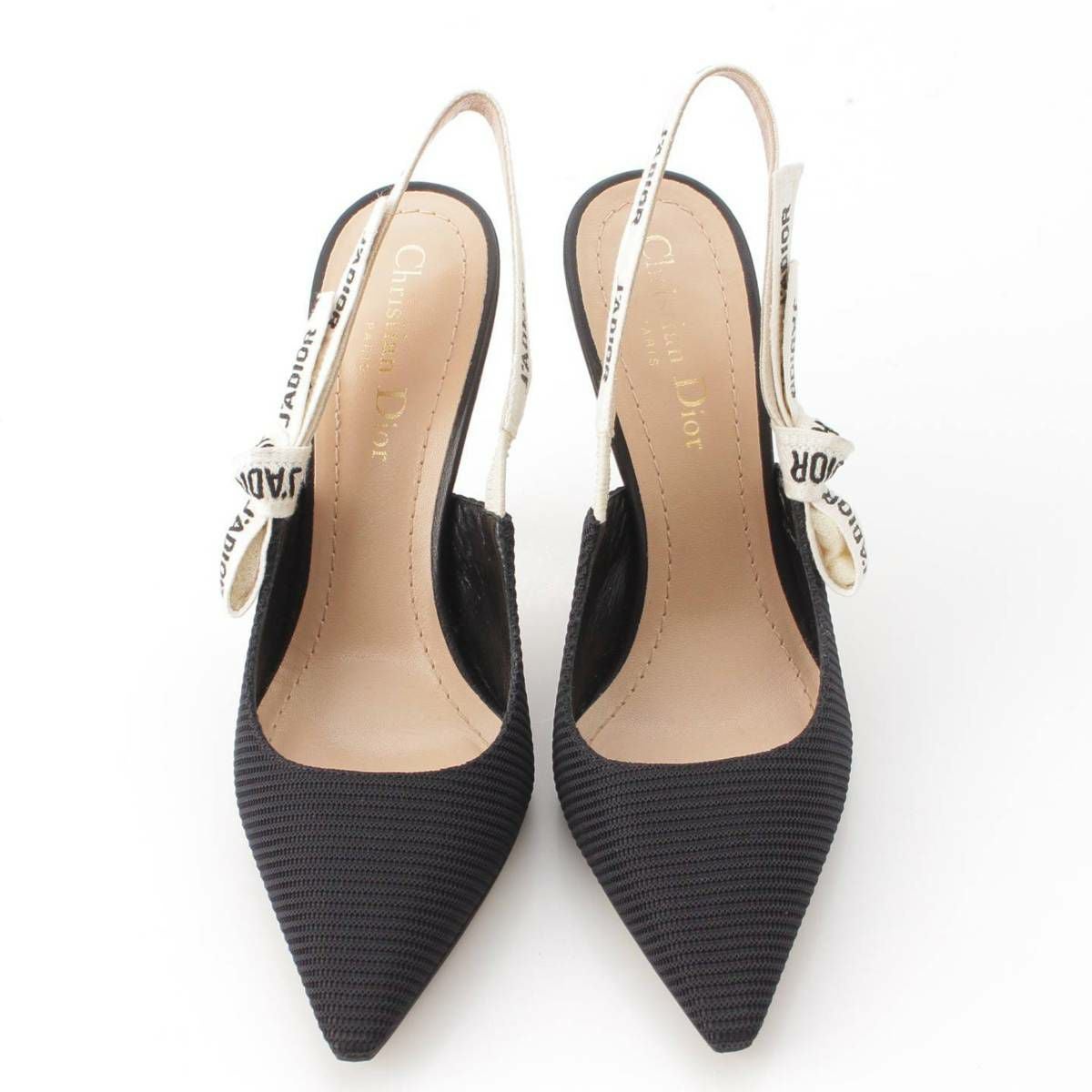 ディオール DIOR J'ADIOR メッシュ スリングバック ヒール パンプス