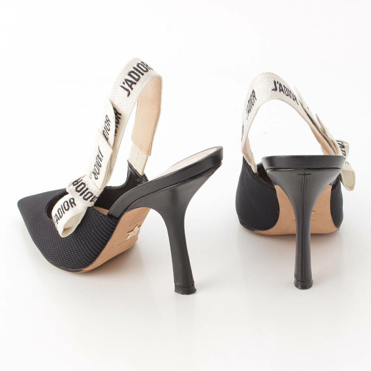 ディオール DIOR J'ADIOR メッシュ スリングバック ヒール パンプス