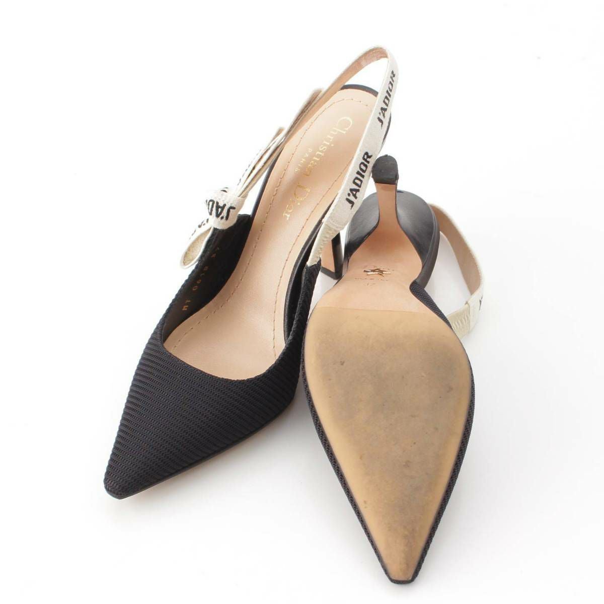 DIOR ディオール　スリングバックパンプス　メッシュ ディオール DIOR J'ADIOR メッシュ スリングバック ヒール パンプス