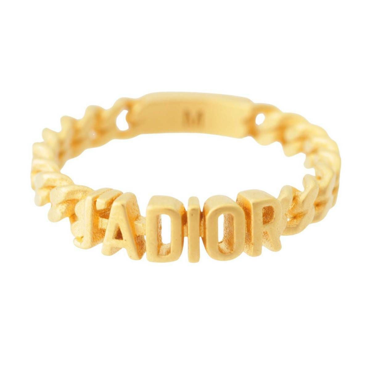 ディオール DIOR J'ADIORロゴ チェーンモチーフ リング ゴールド ディオール DIOR J'ADIORロゴ チェーンモチーフ リング 指輪 ゴールド