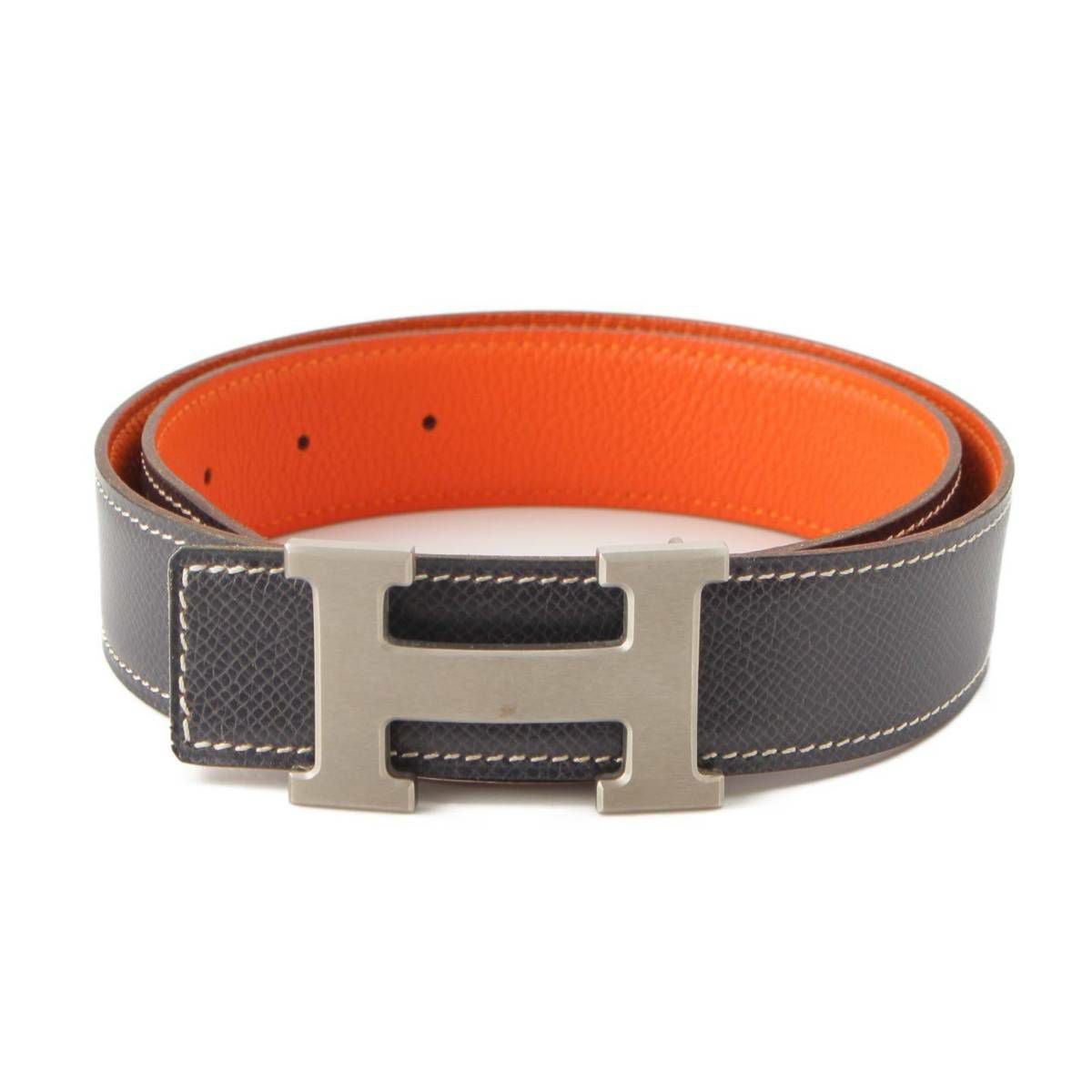 エルメス Hermes □E刻印 コンスタンス レザー リバーシブル ベルト