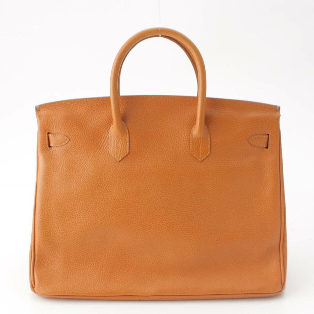 ハイクラス HIGH CLASS バーキン型 ゴールド金具 レザー ハンドバッグ