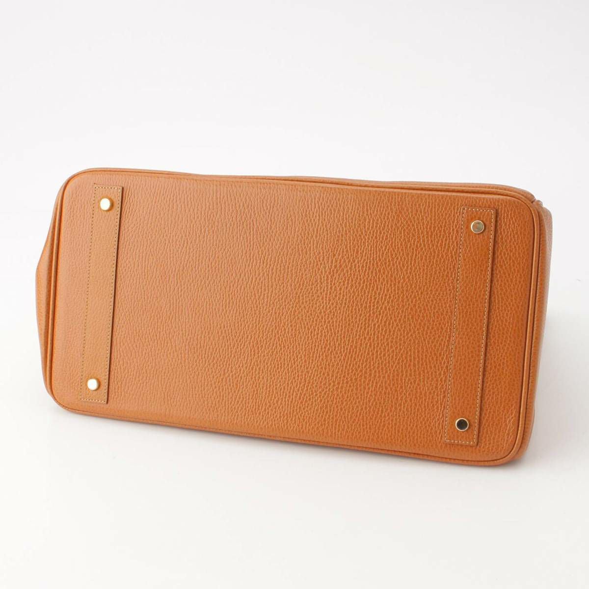ハイクラス HIGH CLASS バーキン型 ゴールド金具 レザー ハンドバッグ