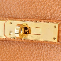 ハイクラス HIGH CLASS バーキン型 ゴールド金具 レザー ハンドバッグ 