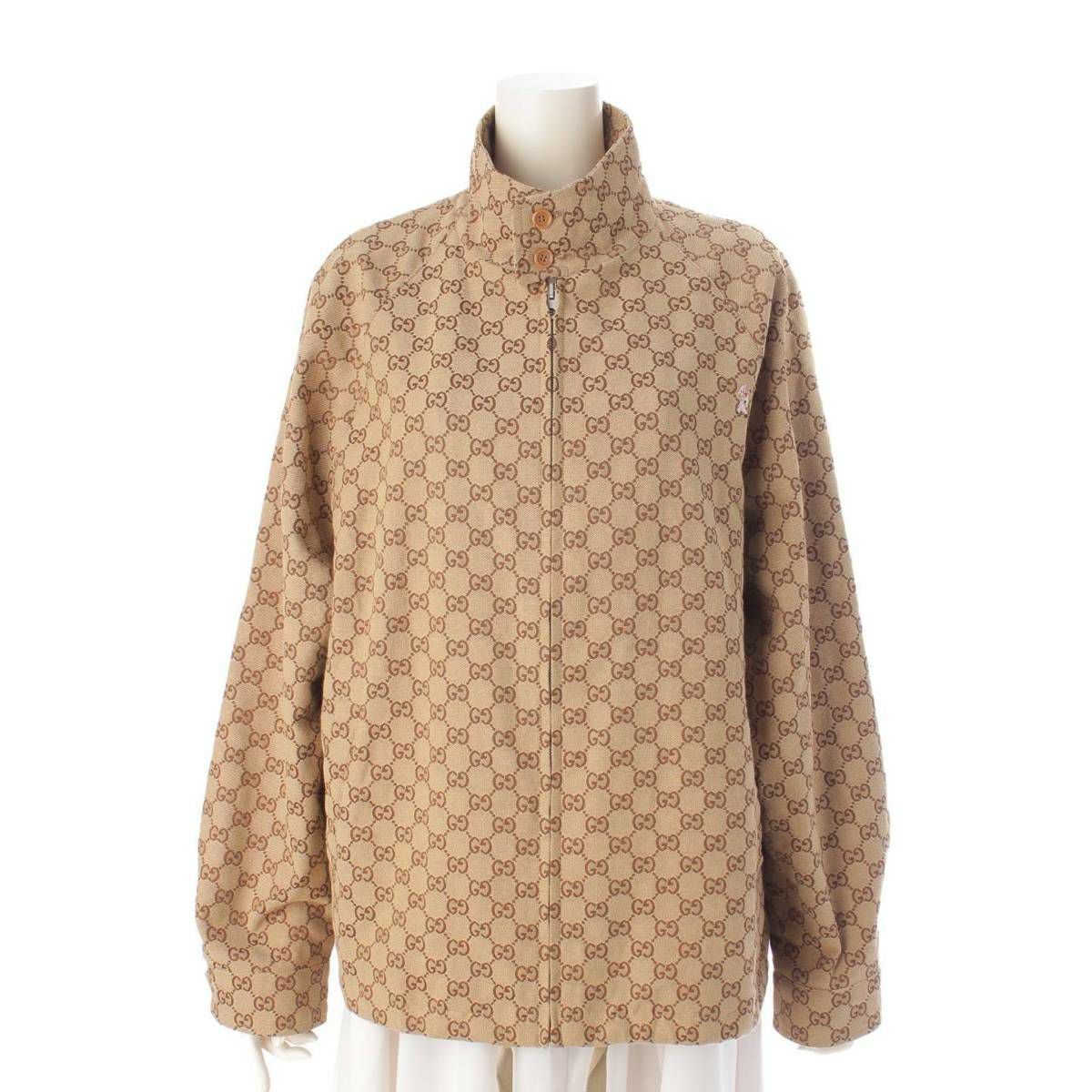 グッチ Gucci 19年 GGマーク ジャガード ジップアップ ブルゾン