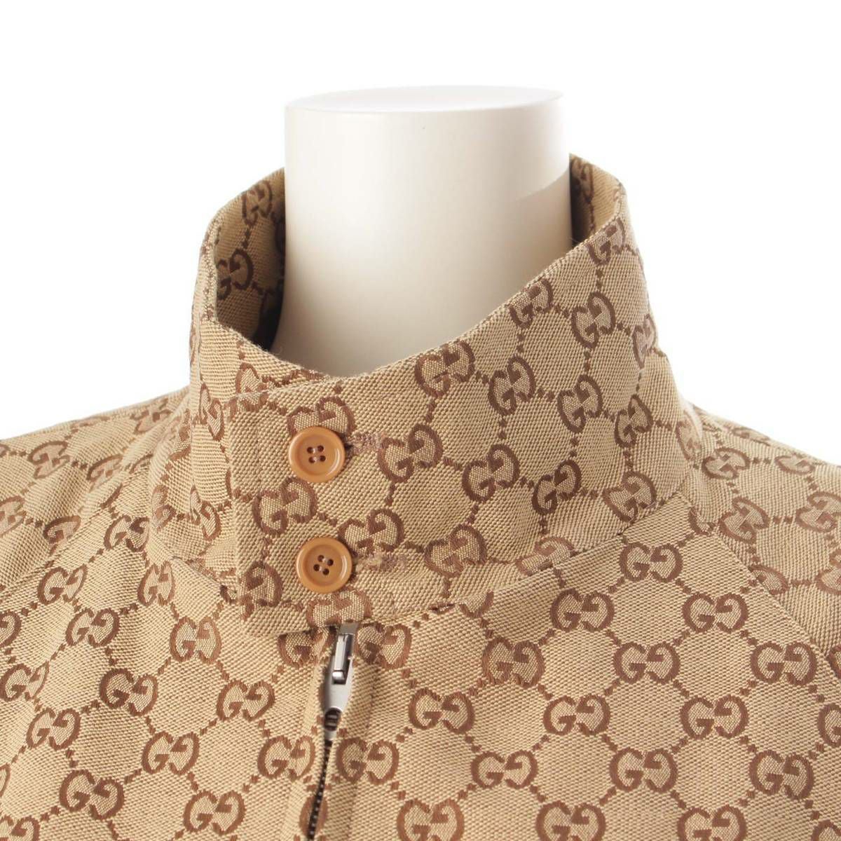 グッチ Gucci 19年 GGマーク ジャガード ジップアップ ブルゾン