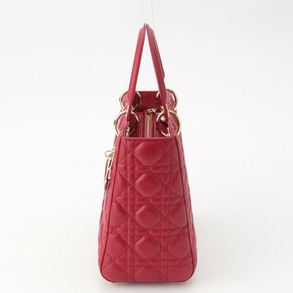ディオール DIOR レディディオール カナージュ ミディアム レザー 2way