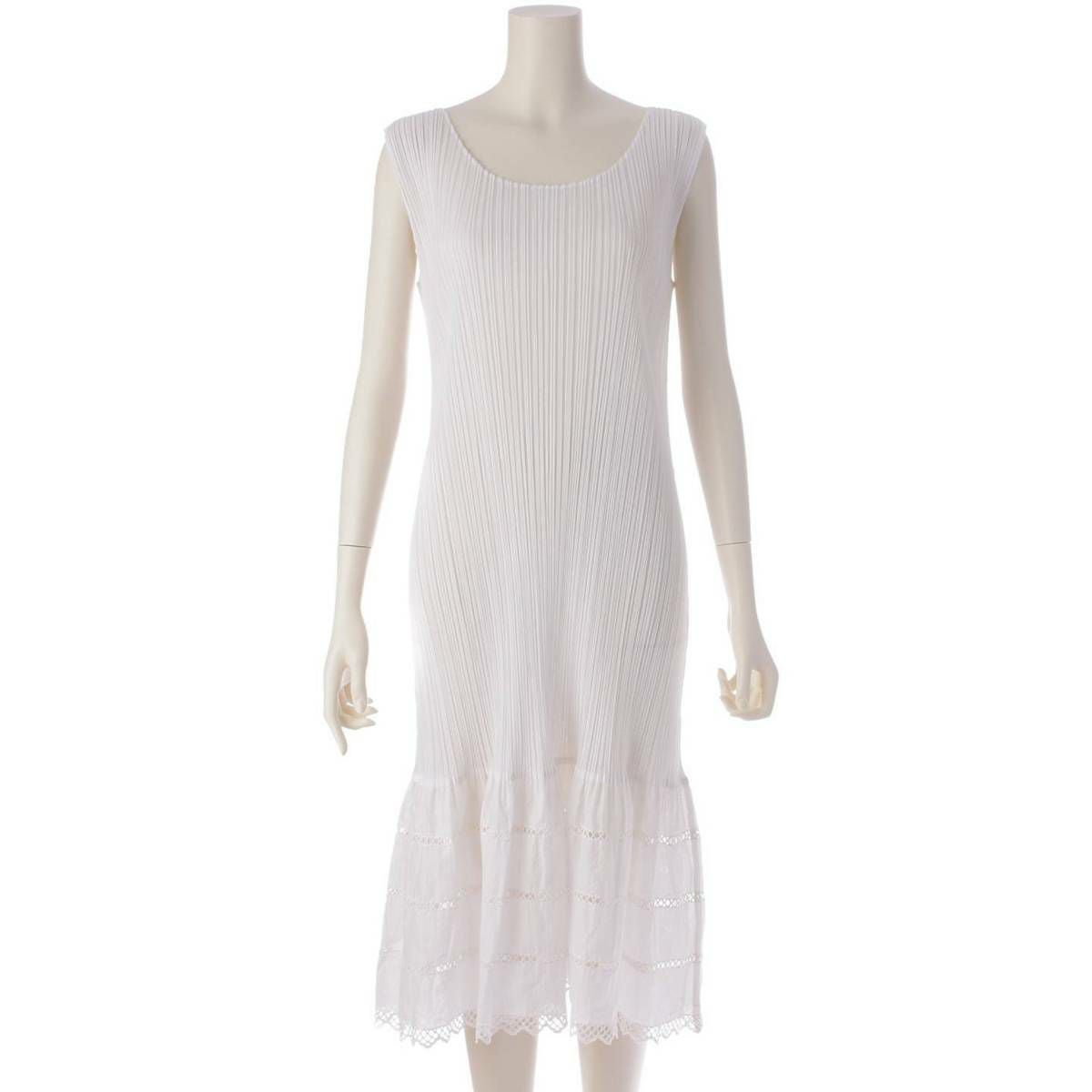 プリーツプリーズ イッセイミヤケ PLEATS PLEASE ISSEY コットン切替