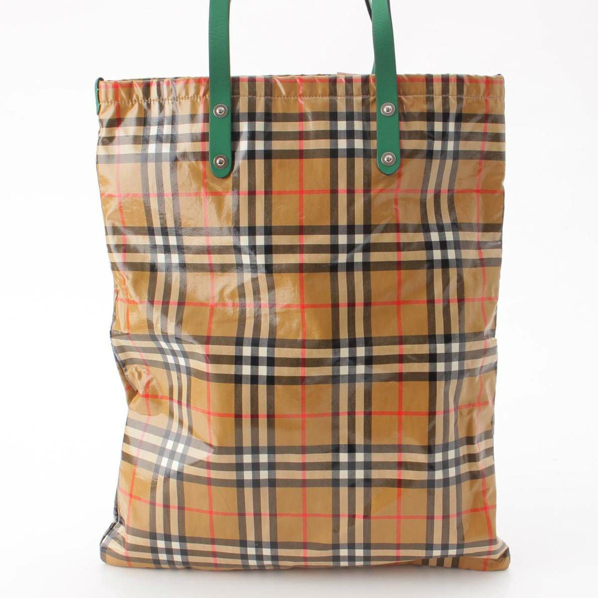バーバリー Burberry ノバチェック ビニール PVC トートバッグ