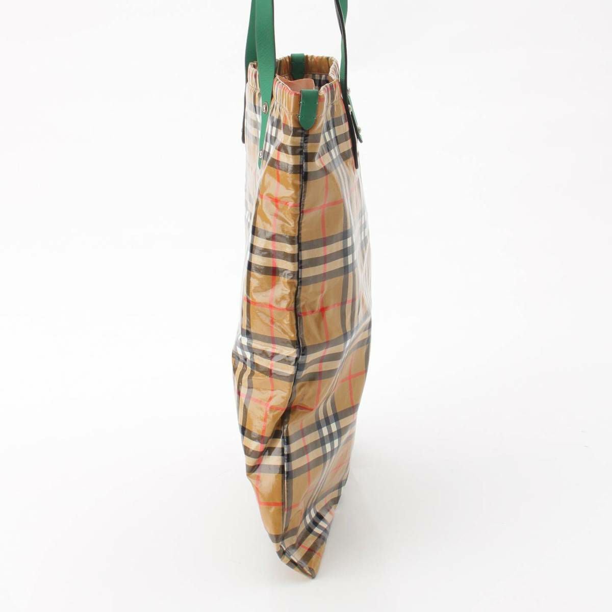バーバリー Burberry ノバチェック ビニール PVC トートバッグ