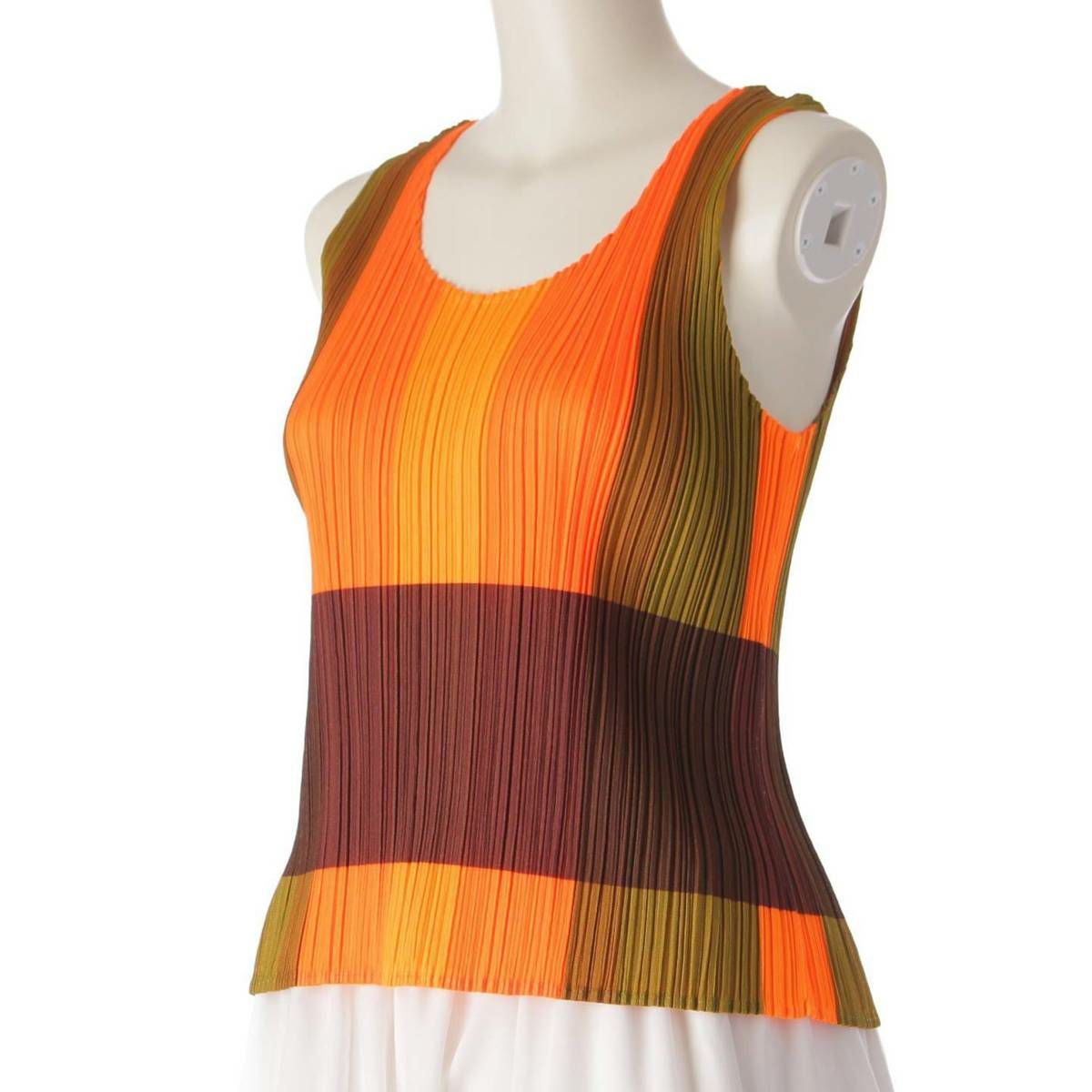 プリーツプリーズ イッセイミヤケ PLEATS PLEASE ISSEY ノースリーブ