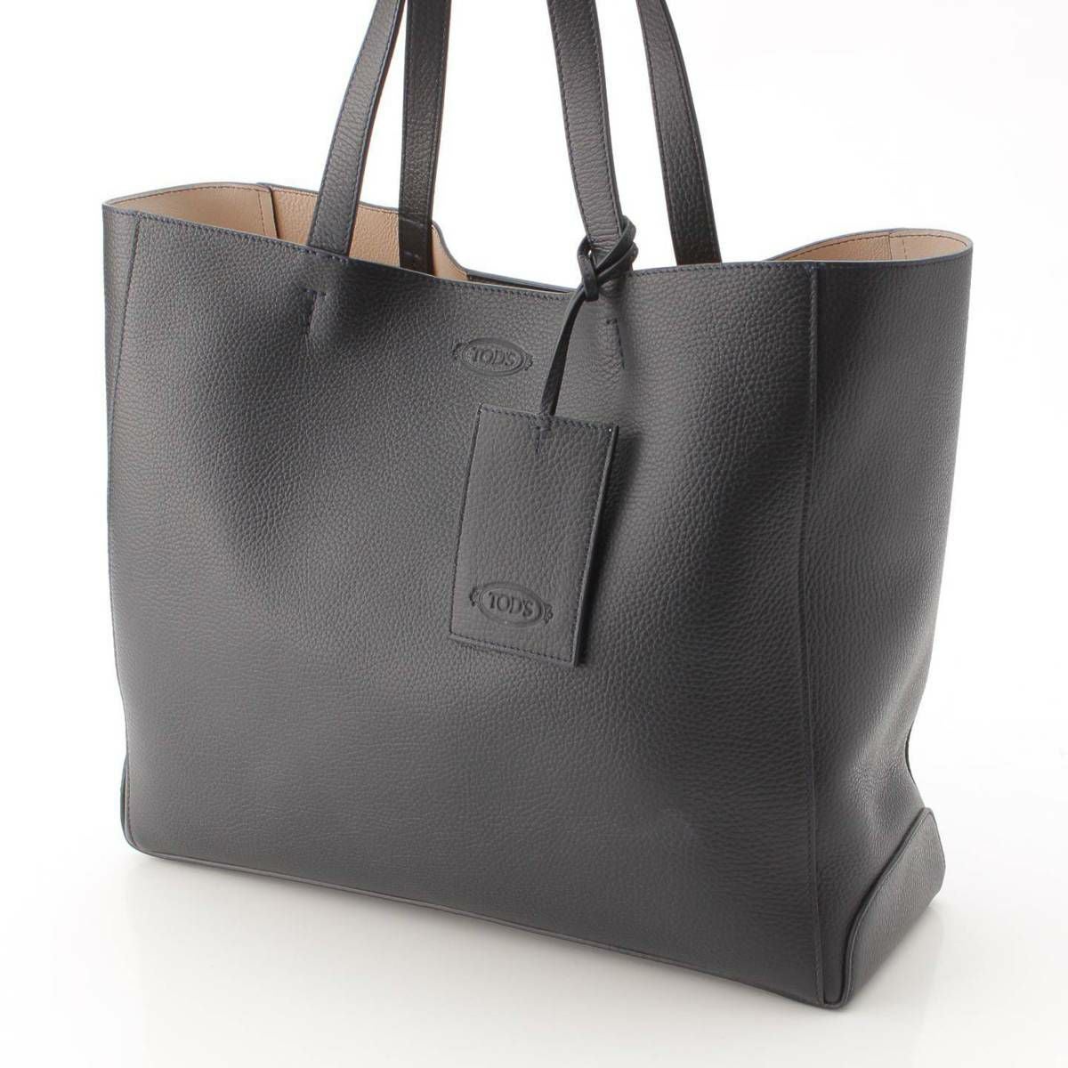トッズ Tods メンズ ロゴ レザー ショッピング ミディアム トート