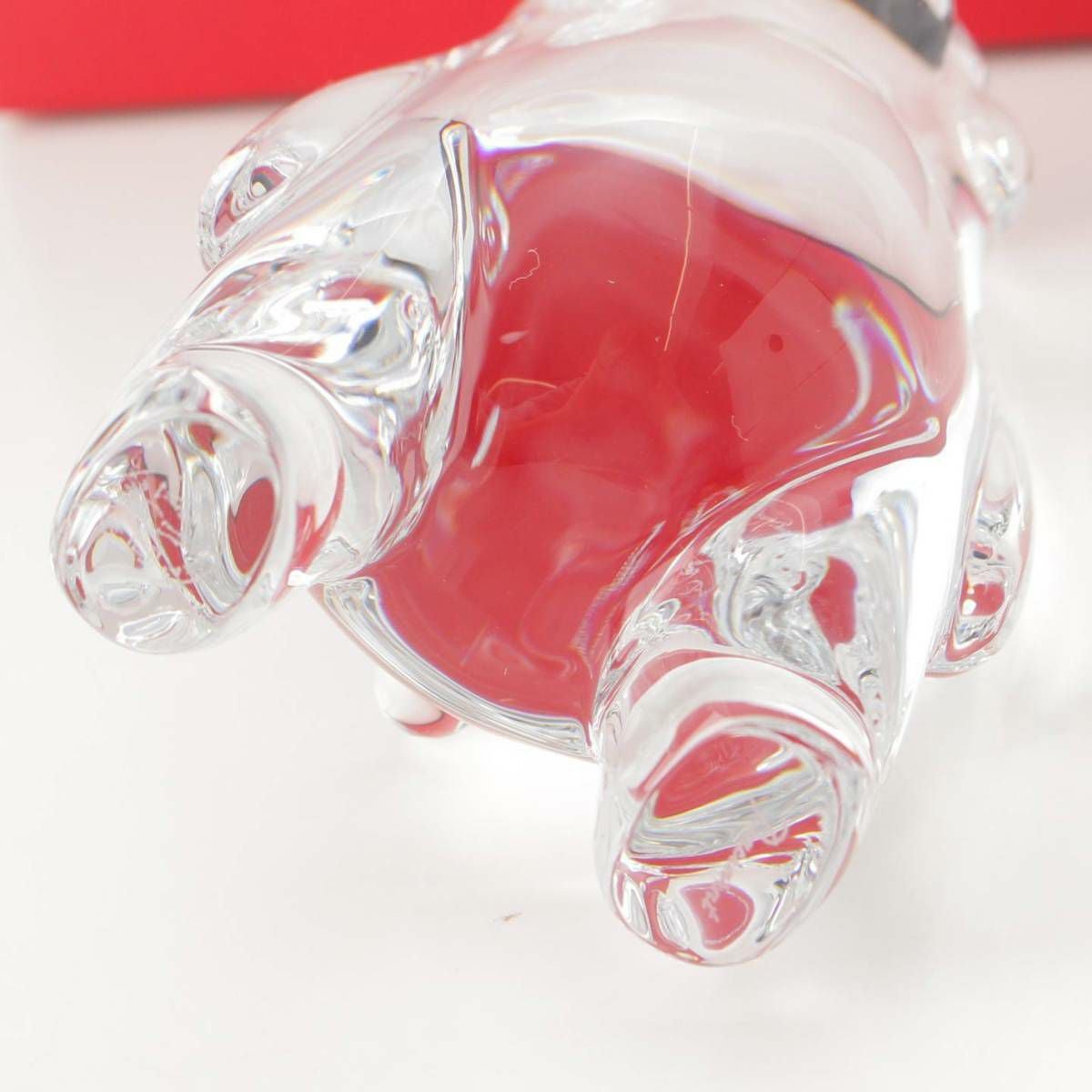 バカラ BACCARAT KUMAMON くまモン フィギュア インテリア 置物 クリア