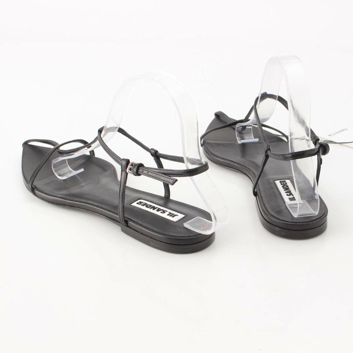 ジルサンダー Jil Sander ポインティッドトゥ レザー ストラップ
