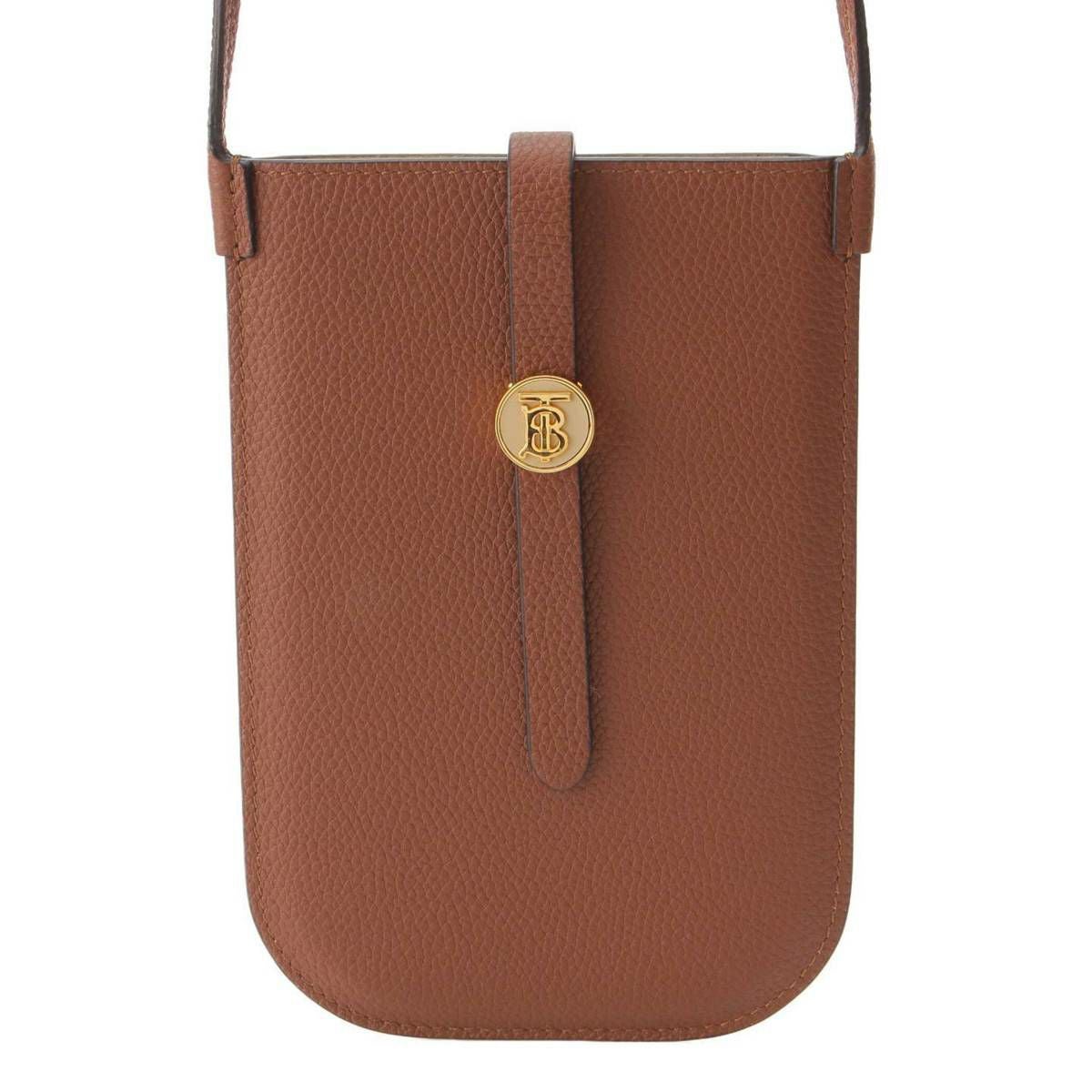 バーバリー Burberry TBロゴ レザー スマホケース ショルダーバッグ